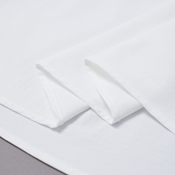 Chicwish - Halter Neck Ruched Asymmetric Maxi Dress - White - Small - Picture 9 of 13